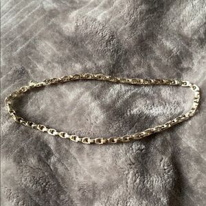 Coach sterling silver anklet